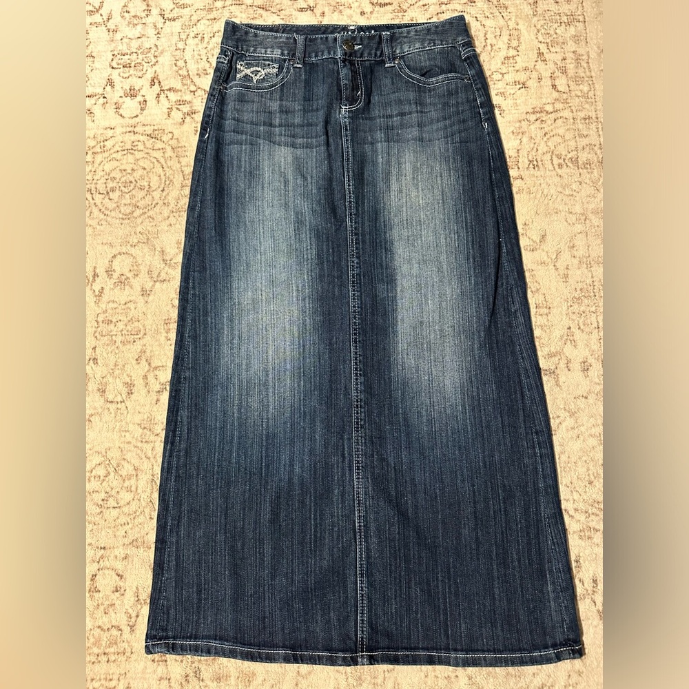 Maurice’s Denim Maxi Skirt Size 7/8